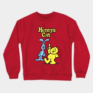 Henry's Cat and Chris Rabbit Crewneck Sweatshirt